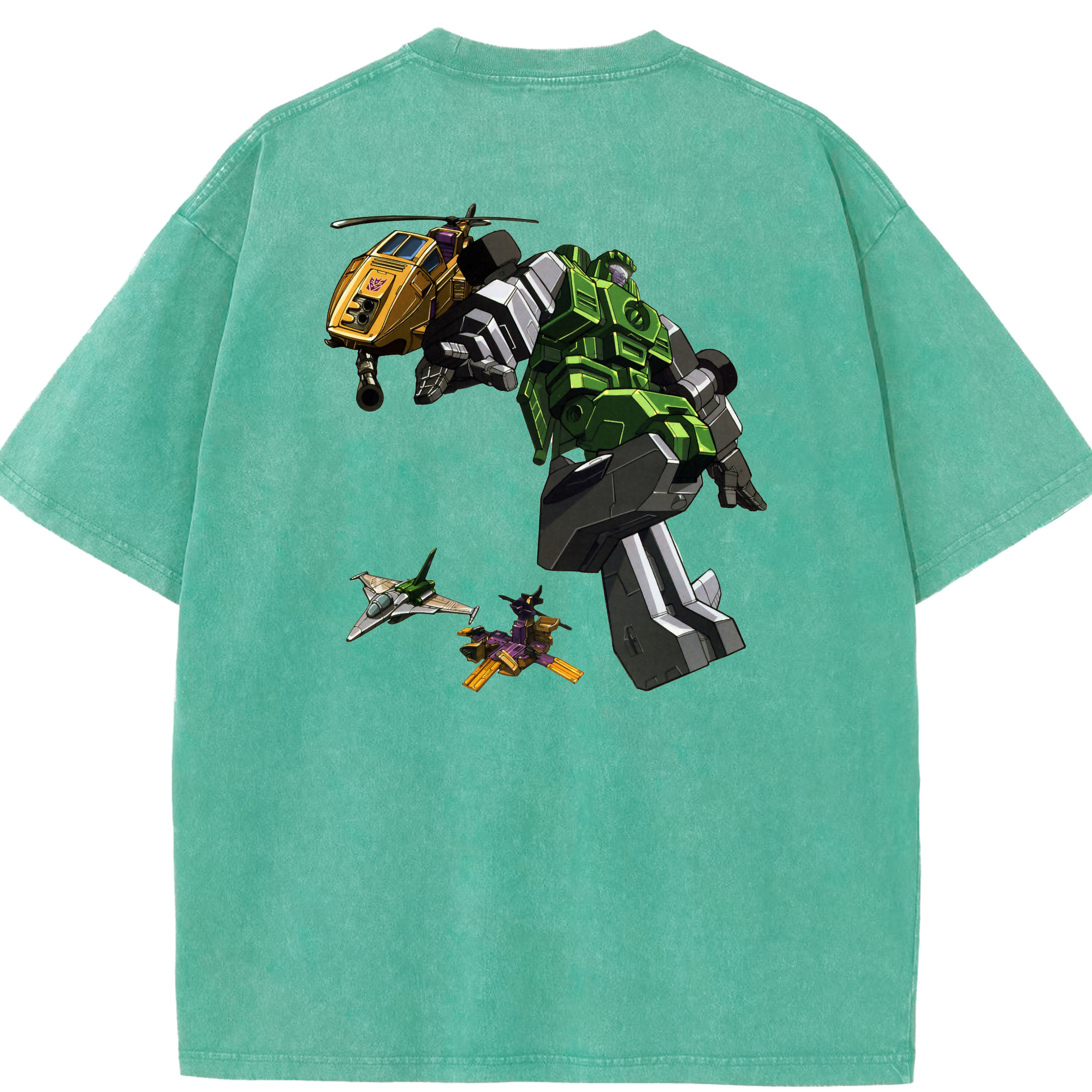 （画像用）  綿100% ヴィンテージ風 半袖Tシャツ（背面プリント）